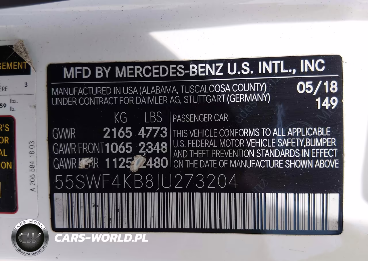2018 Mercedes-Benz C 300 4Matic VIN:55SWF4KB8JU273204 - 9