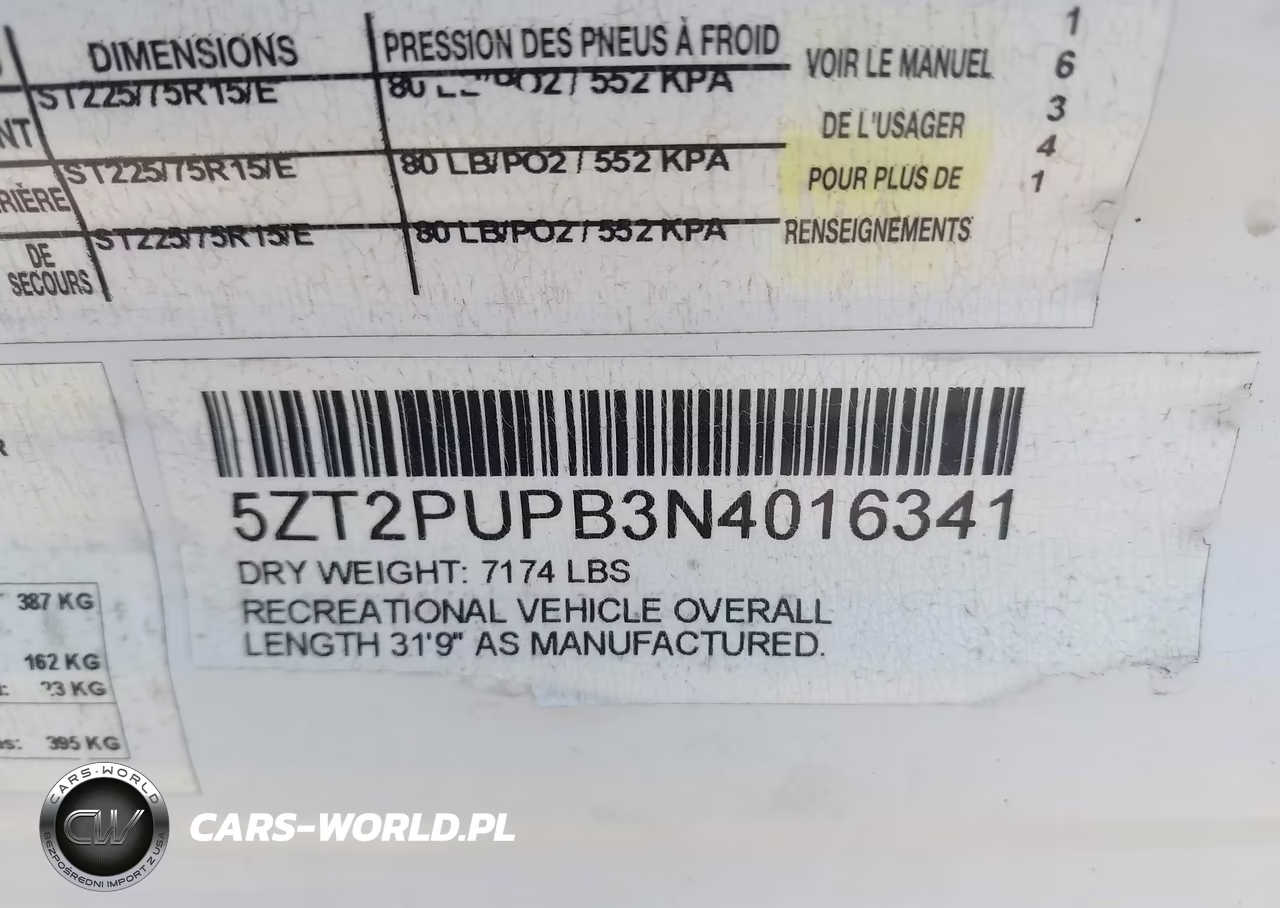 2022 Forest River Puma VIN:5ZT2PUPB3N4016341 - 9