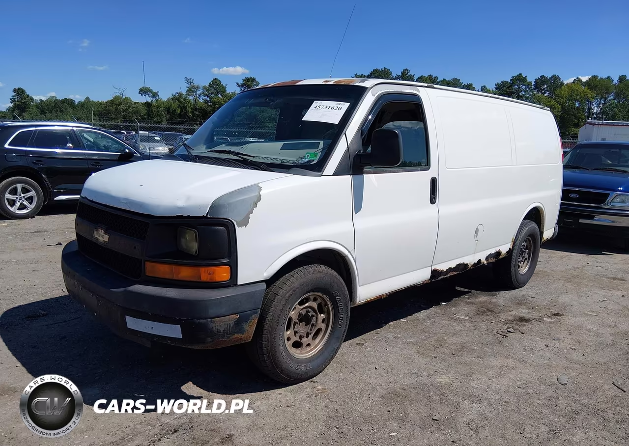2010 Chevrolet Express 2500 Work Van VIN:1GCZGFAA3A1120741 - 2