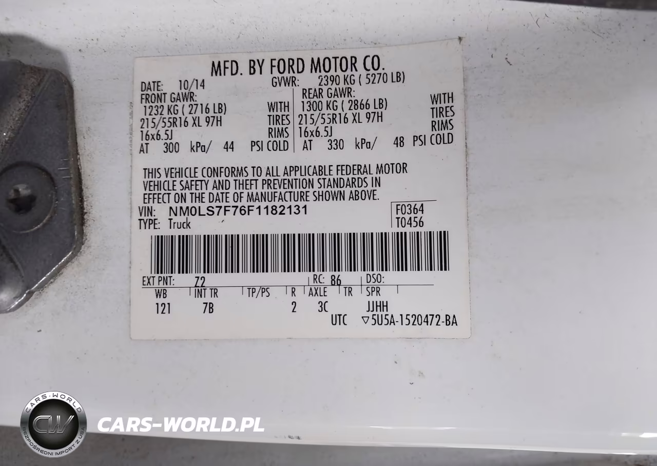 2015 Ford Transit Connect Xlt VIN:NM0LS7F76F1182131 - 9