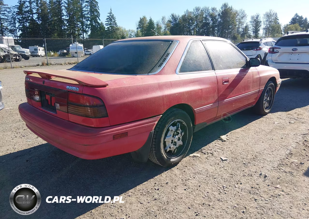 1991 Mazda Mx-6 Dx-Lx VIN:JM1GD3122M1908423 - 4