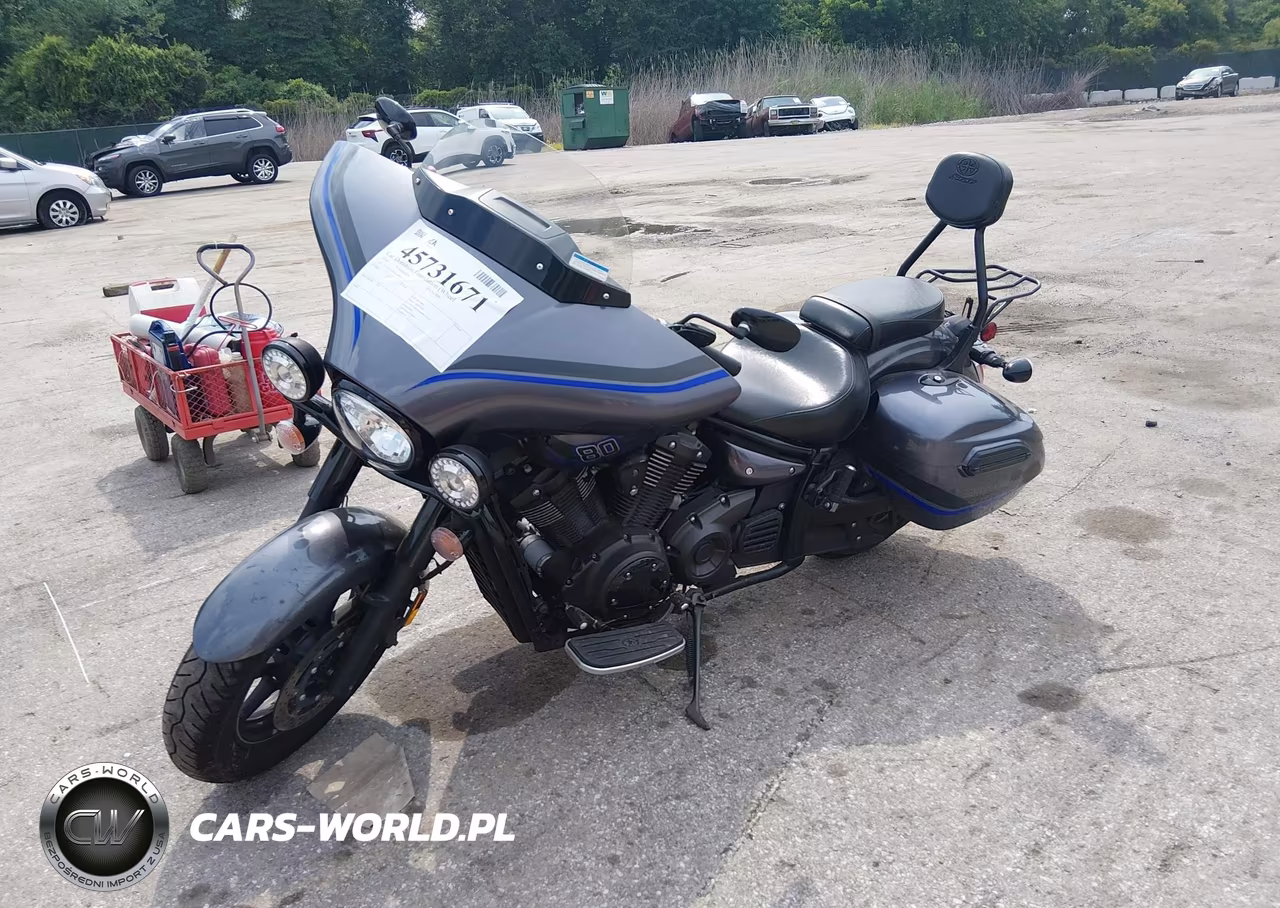 2016 Yamaha Xvs1300 Ct-Ctb VIN:JYAVP32E5GA006713 - 2
