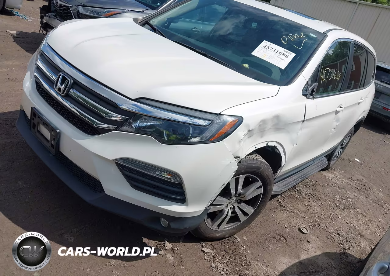 2016 Honda Pilot Ex-L VIN:5FNYF6H76GB056820 - 2