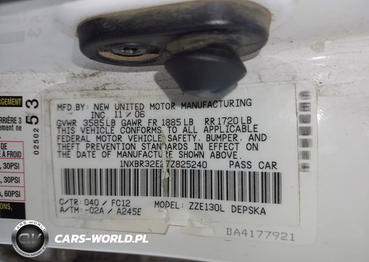 2007 Toyota Corolla S VIN:1NXBR32E27Z825240 - 9