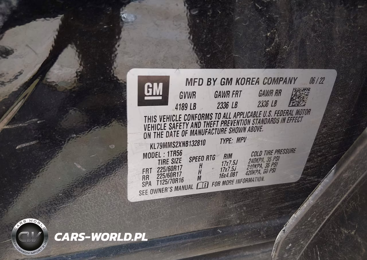 2022 Chevrolet Trailblazer Fwd Ls VIN:KL79MMS2XNB132810 - 9