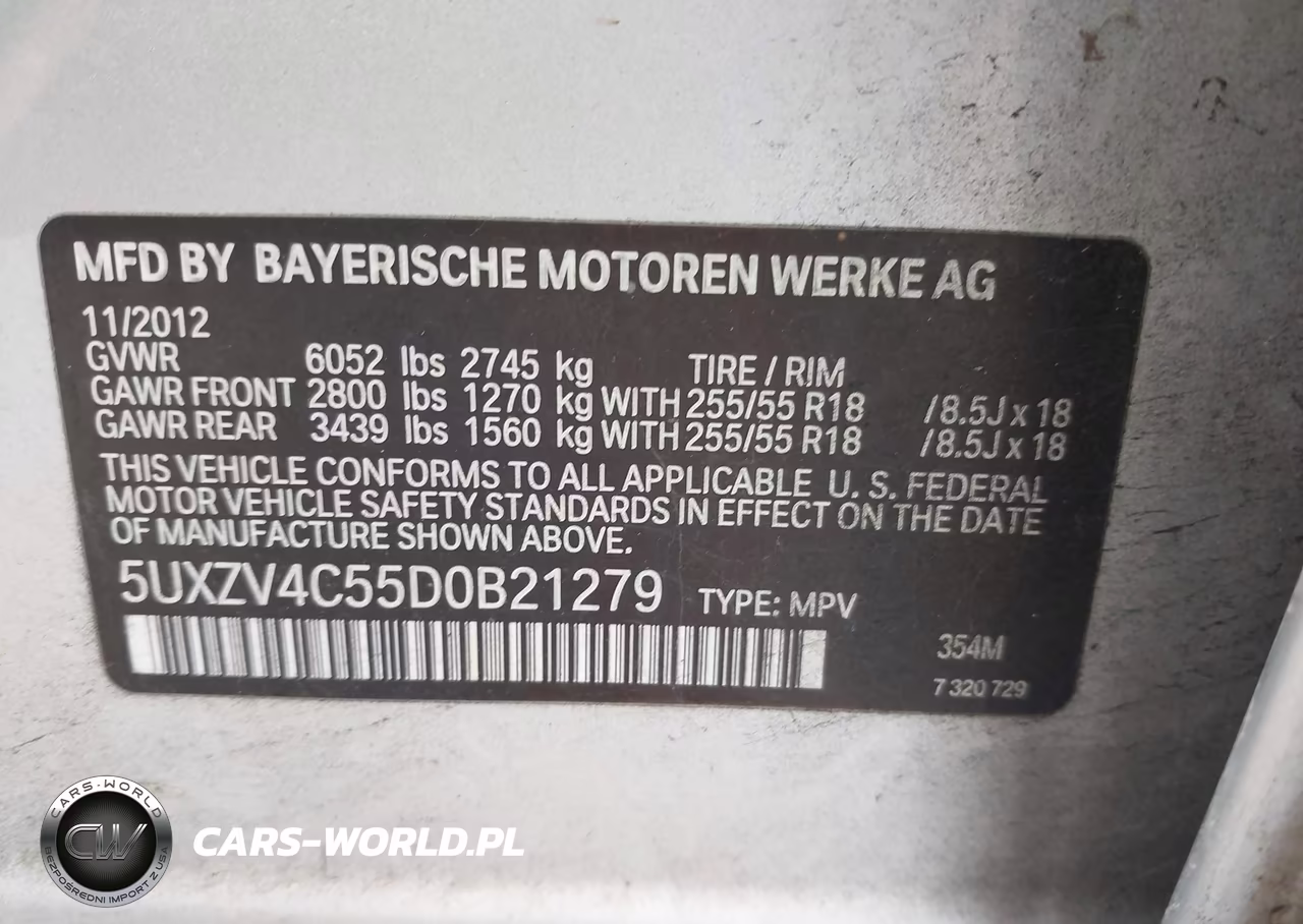 2013 BMW X5 xDrive35I VIN:5UXZV4C55D0B21279 - 9