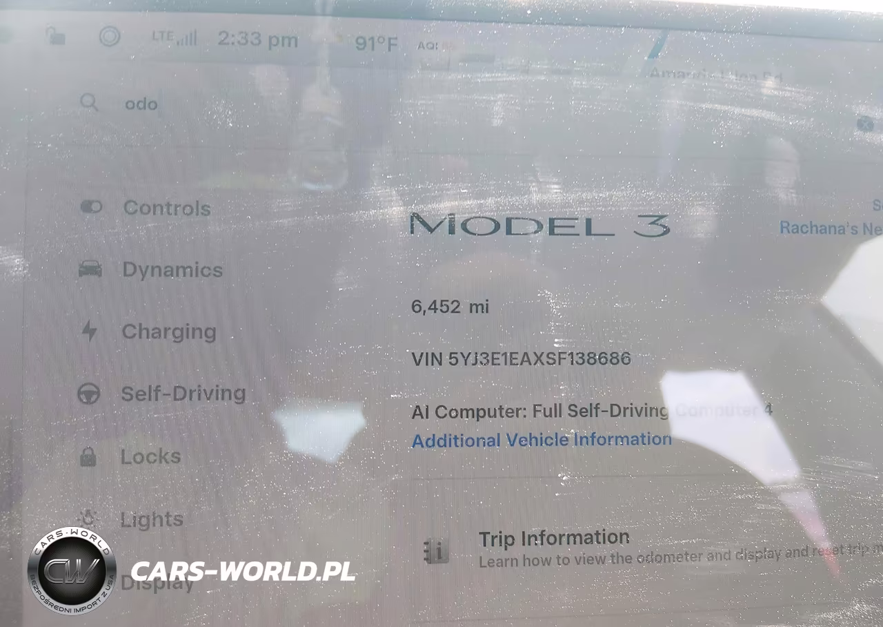 2025 Tesla Model 3 Long Range Rear-Wheel Drive-Standard Rear-Wheel Drive VIN:5YJ3E1EAXSF138686 - 13