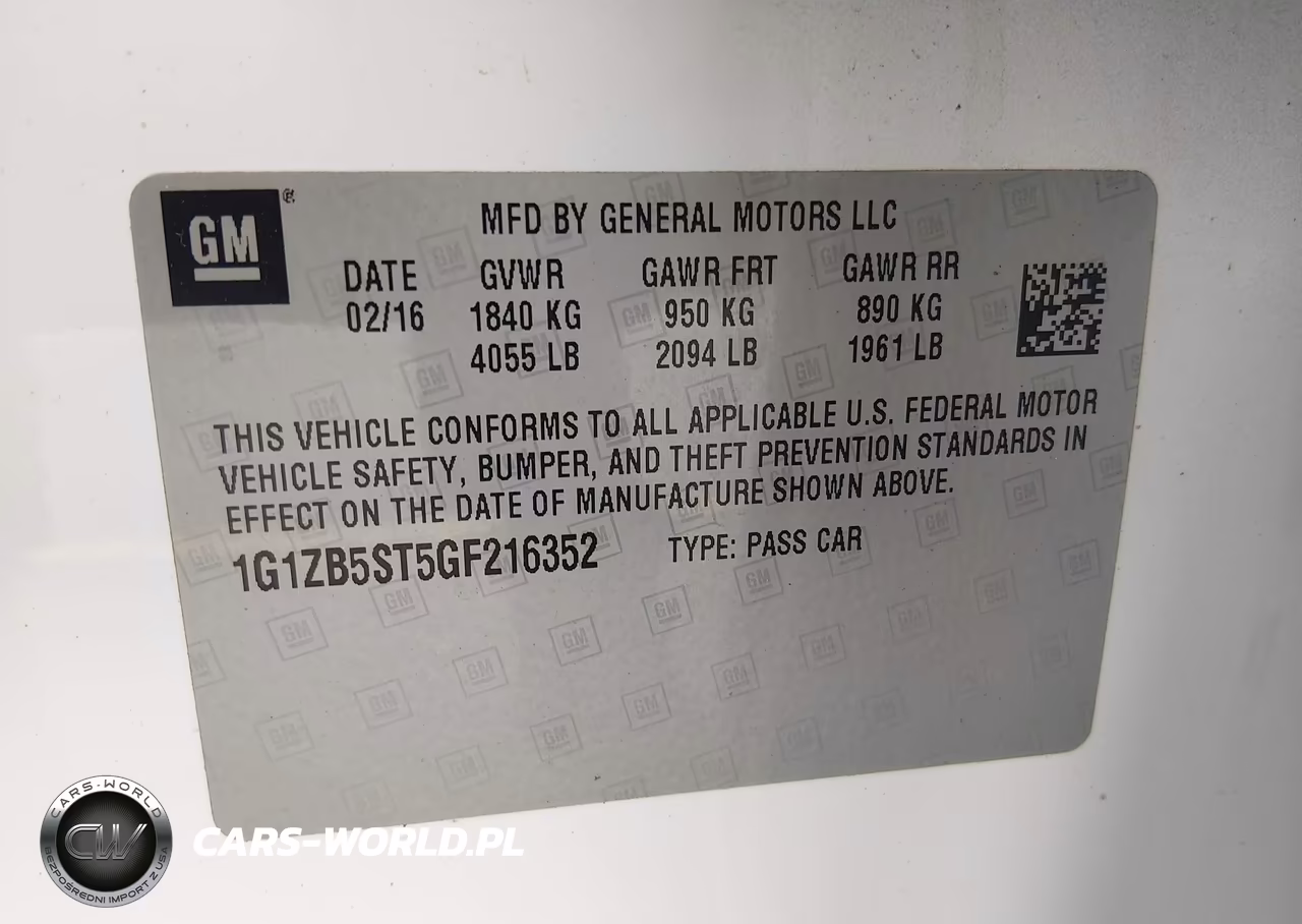 2016 Chevrolet Malibu Ls VIN:1G1ZB5ST5GF216352 - 9