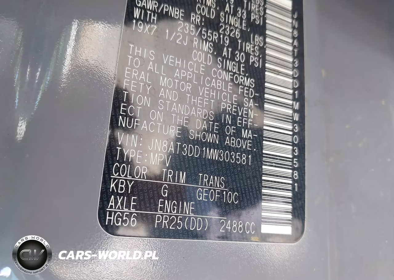 2021 Nissan Rogue Platinum Intelligent Awd VIN:JN8AT3DD1MW303581 - 9