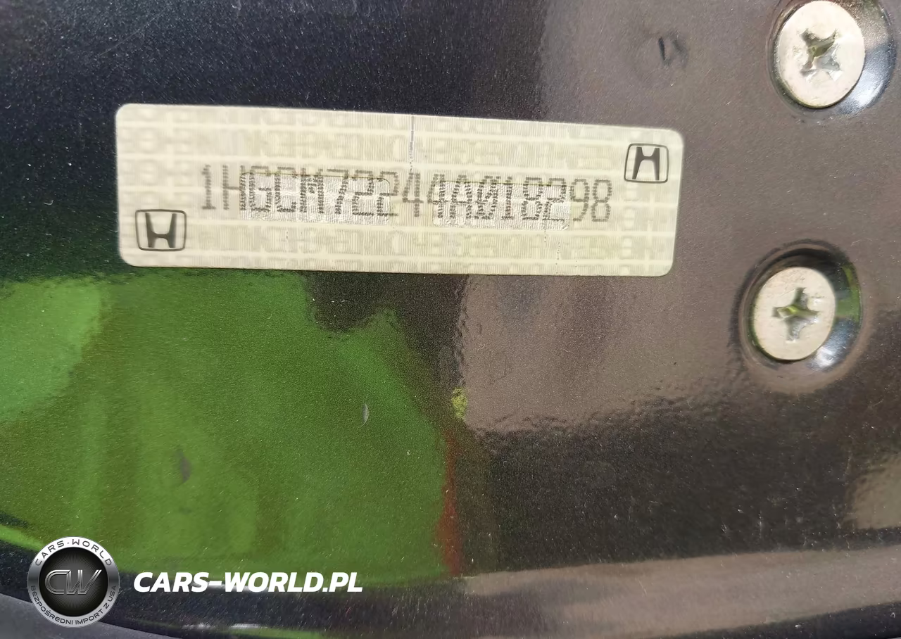 2004 Honda Accord 2.4 Lx VIN:1HGCM72244A018298 - 9