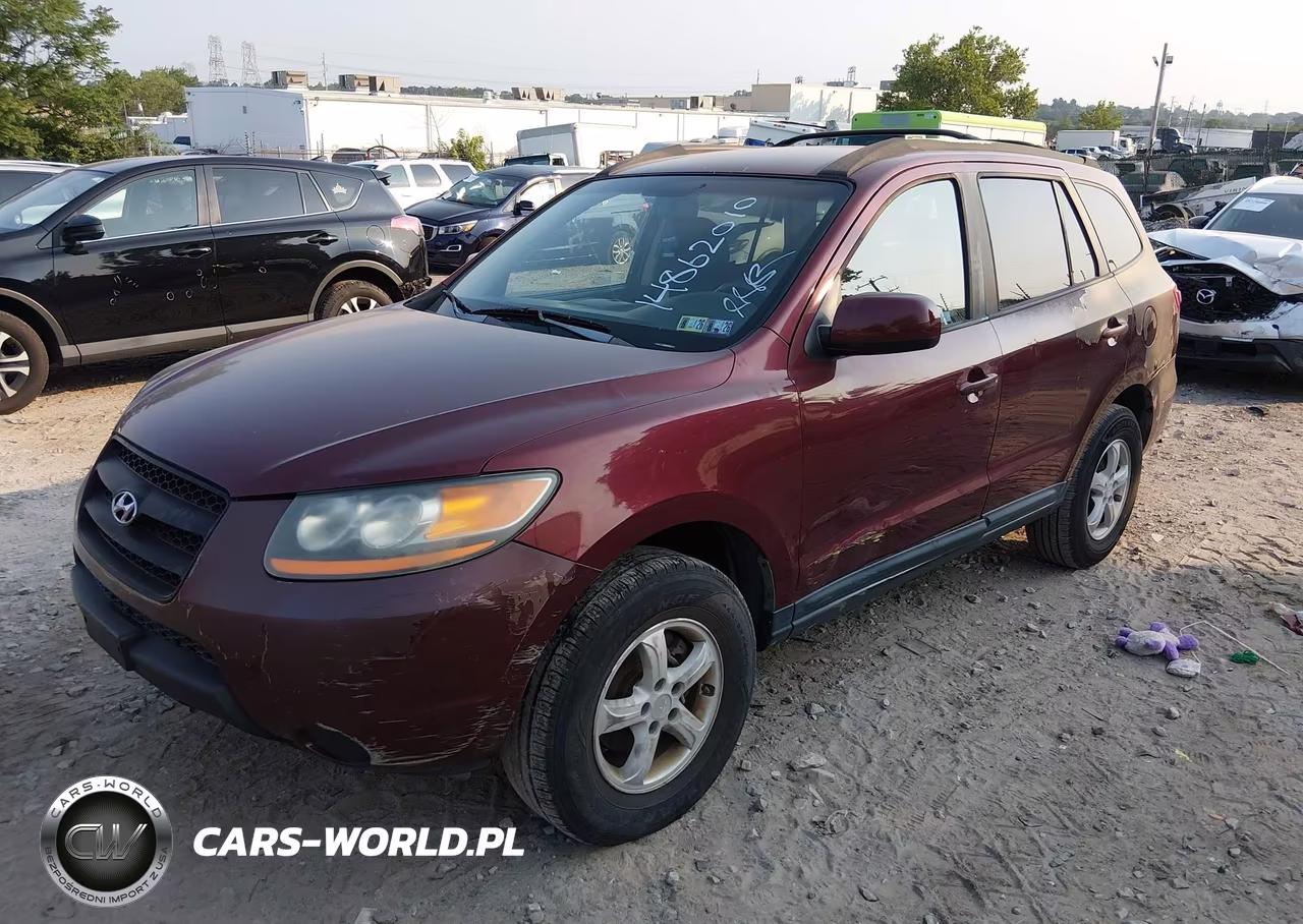 2008 Hyundai Santa Fe Gls VIN:5NMSG13D98H196217 - 2