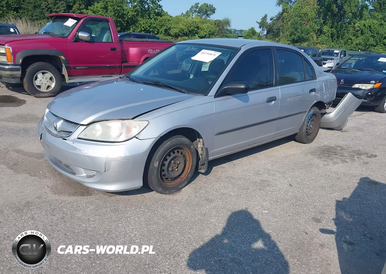 2004 Honda Civic Vp VIN:1HGES16354L006325 - 2