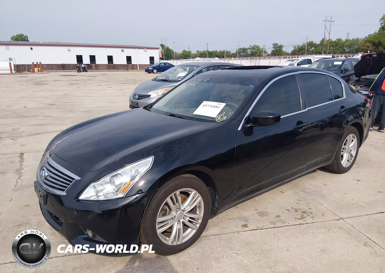 2013 Infiniti G37X VIN:JN1CV6ARXDM752059 - 2