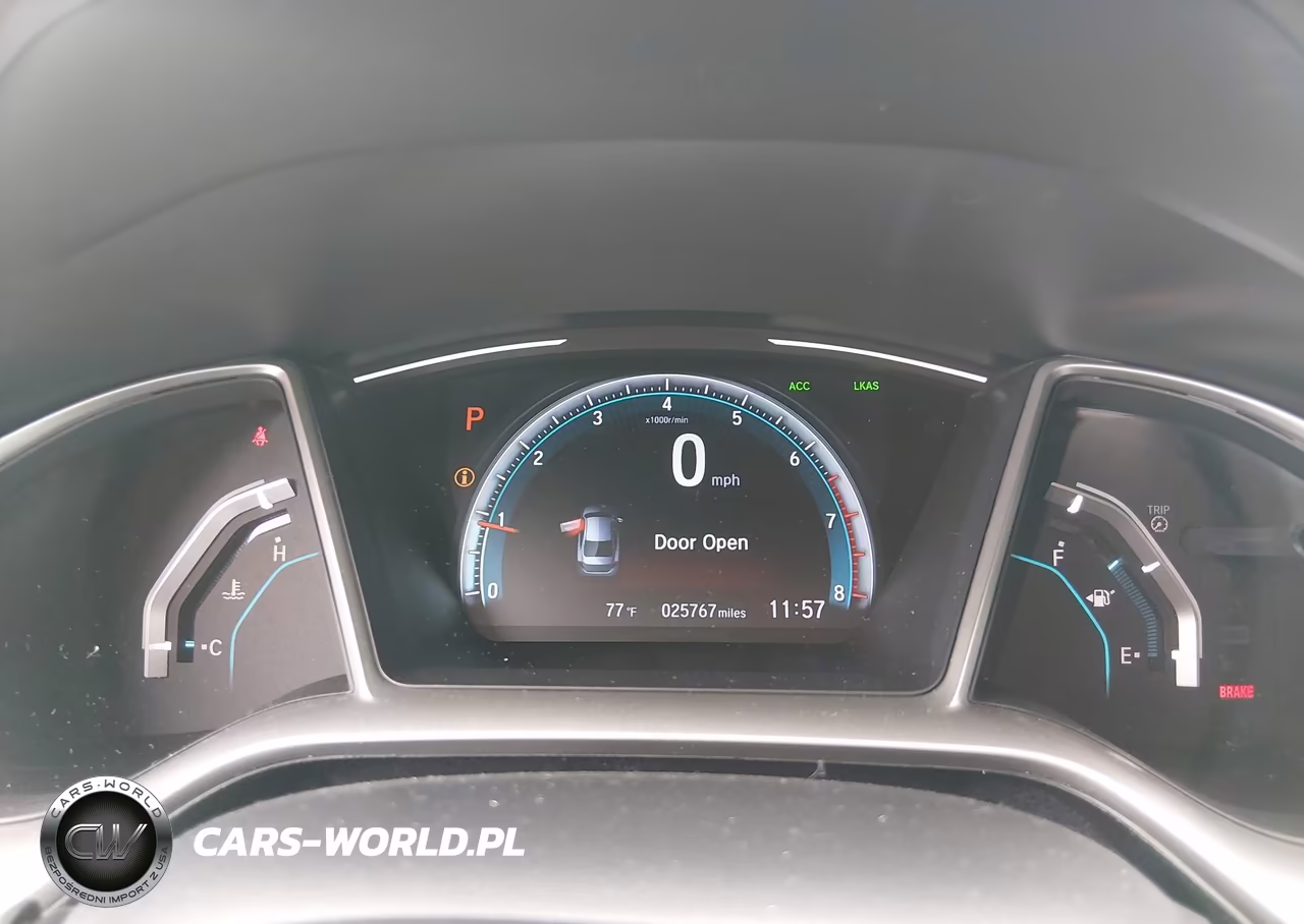2019 Honda Civic Ex VIN:19XFC1F37KE207715 - 7