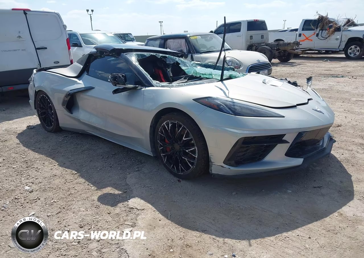 2021 Chevrolet Corvette Stingray Rwd 3Lt VIN:1G1YC3D42M5117590 - 1