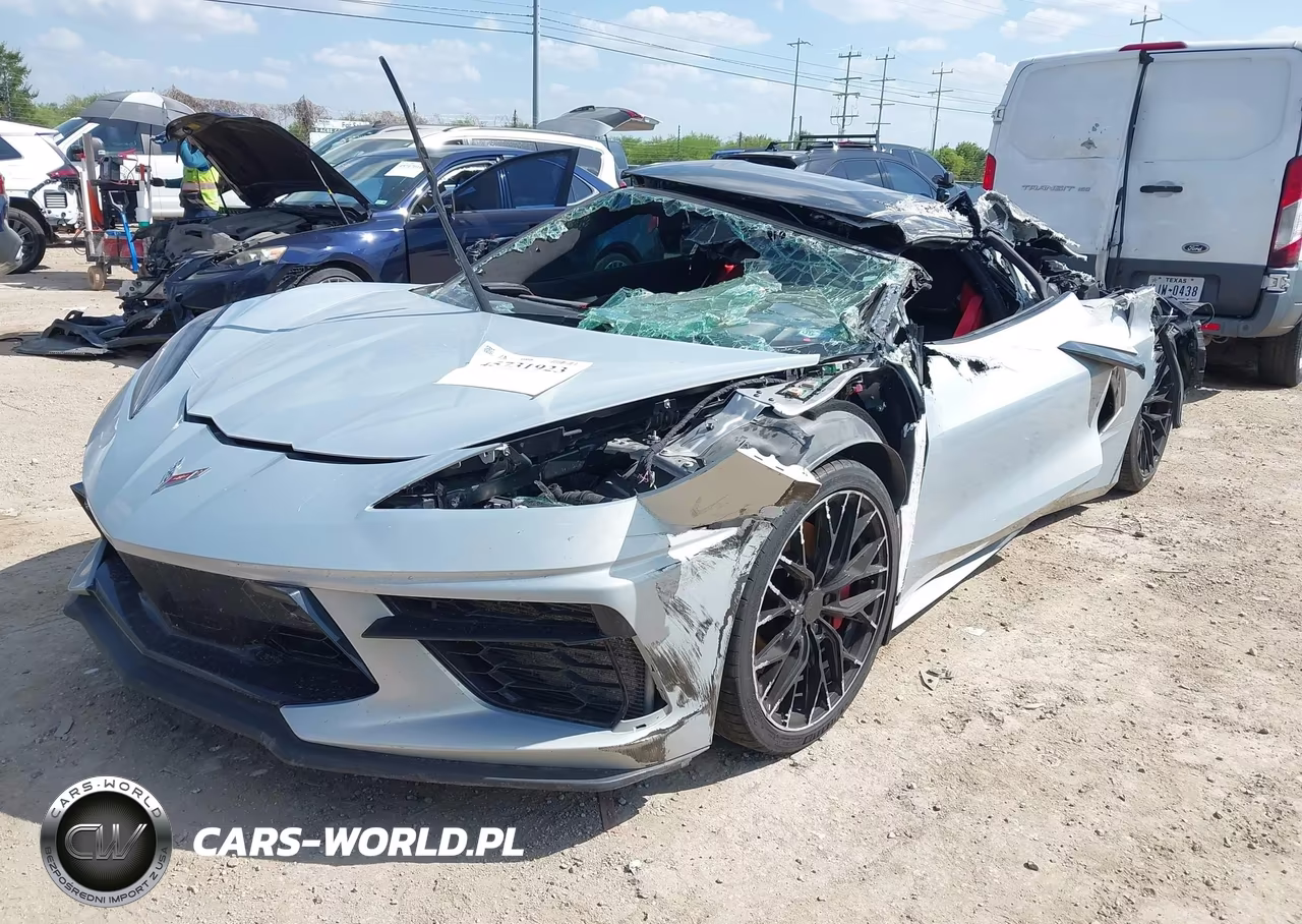 2021 Chevrolet Corvette Stingray Rwd 3Lt VIN:1G1YC3D42M5117590 - 2