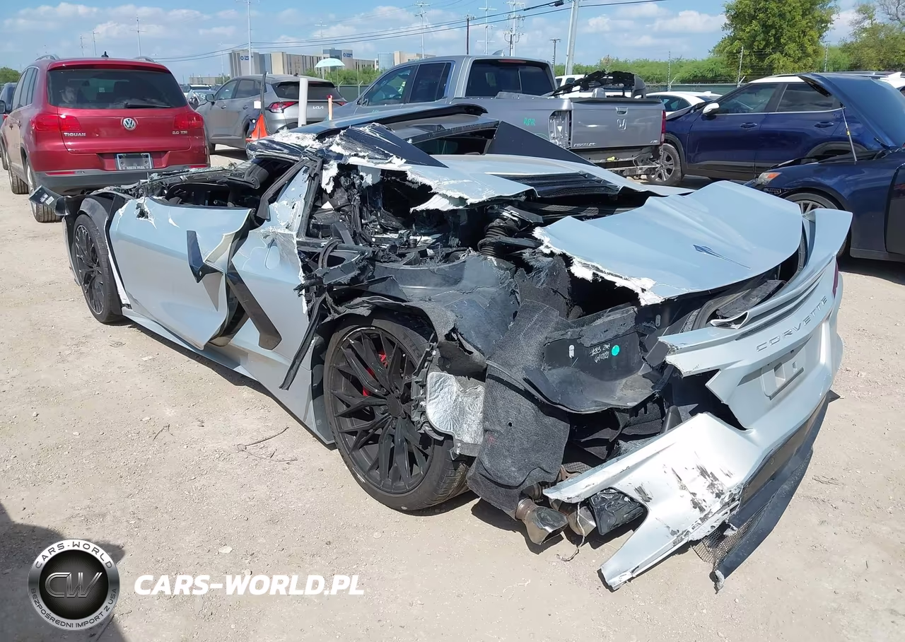 2021 Chevrolet Corvette Stingray Rwd 3Lt VIN:1G1YC3D42M5117590 - 3