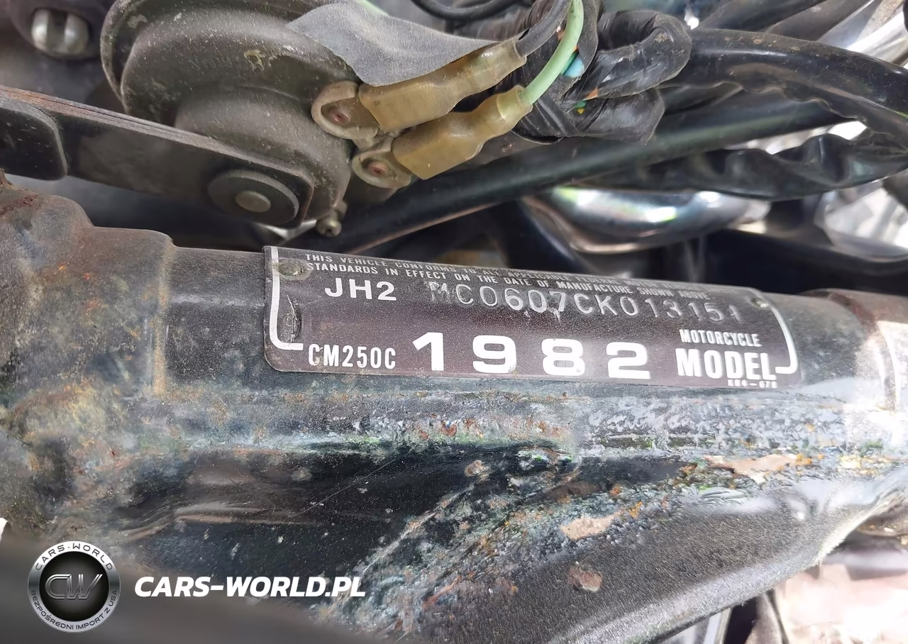 1982 Honda Cm250 C VIN:JH2MC0607CK013151 - 10