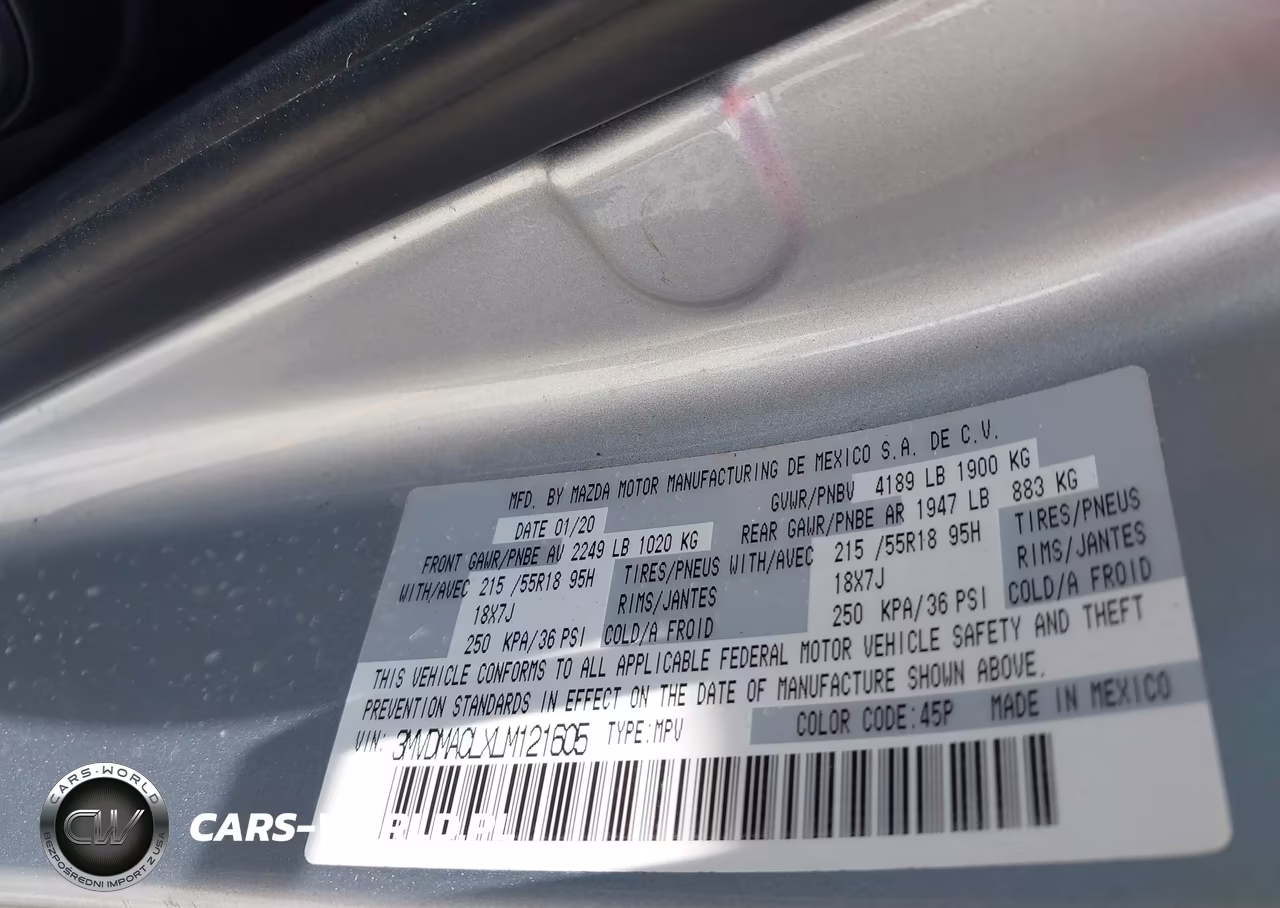 2020 Mazda Cx-30 Select Package VIN:3MVDMACLXLM121605 - 9