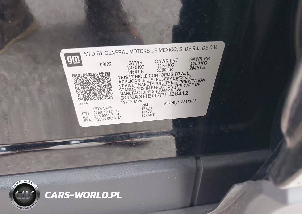 2023 Chevrolet Equinox Fwd Ls VIN:3GNAXHEG7PL118412 - 9
