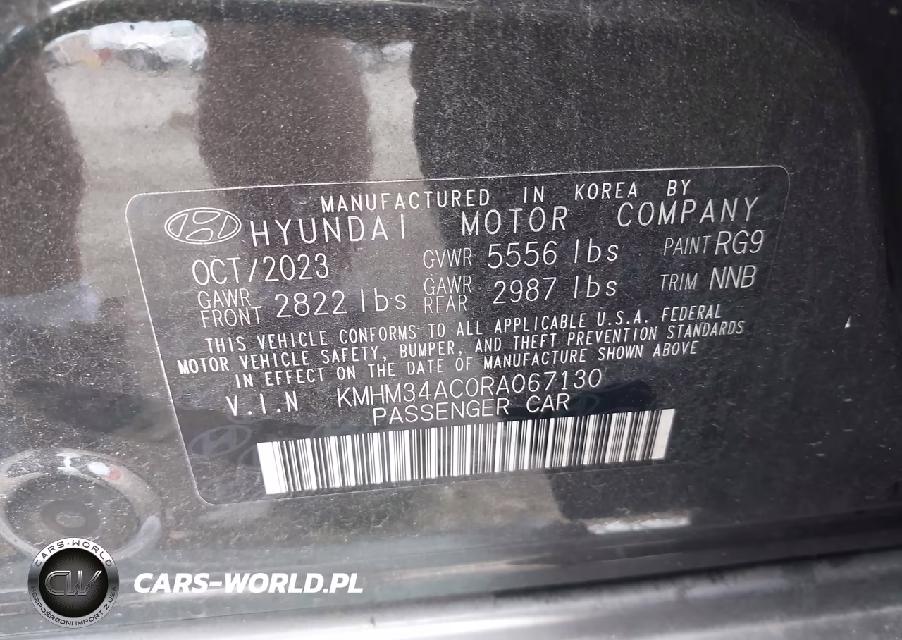 2024 Hyundai Ioniq 6 Sel VIN:KMHM34AC0RA067130 - 9