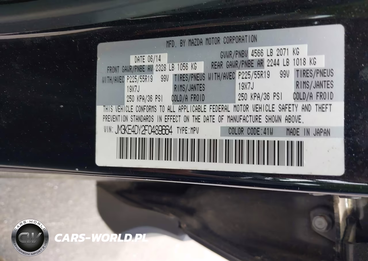 2015 Mazda Cx-5 Grand Touring VIN:JM3KE4DY2F0489664 - 9