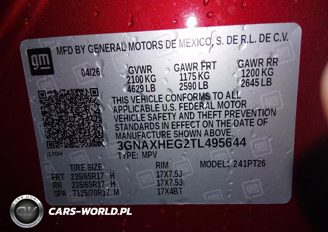 2026 Chevrolet Equinox Fwd Lt VIN:3GNAXHEG2TL495644 - 9
