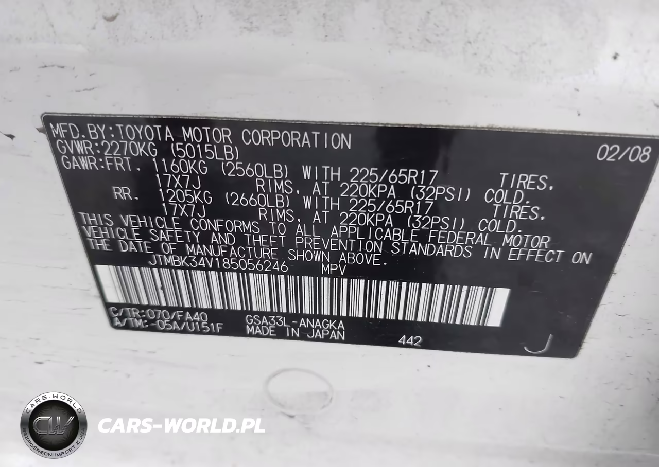 2008 Toyota Rav4 Ltd VIN:JTMBK34V185056246 - 9