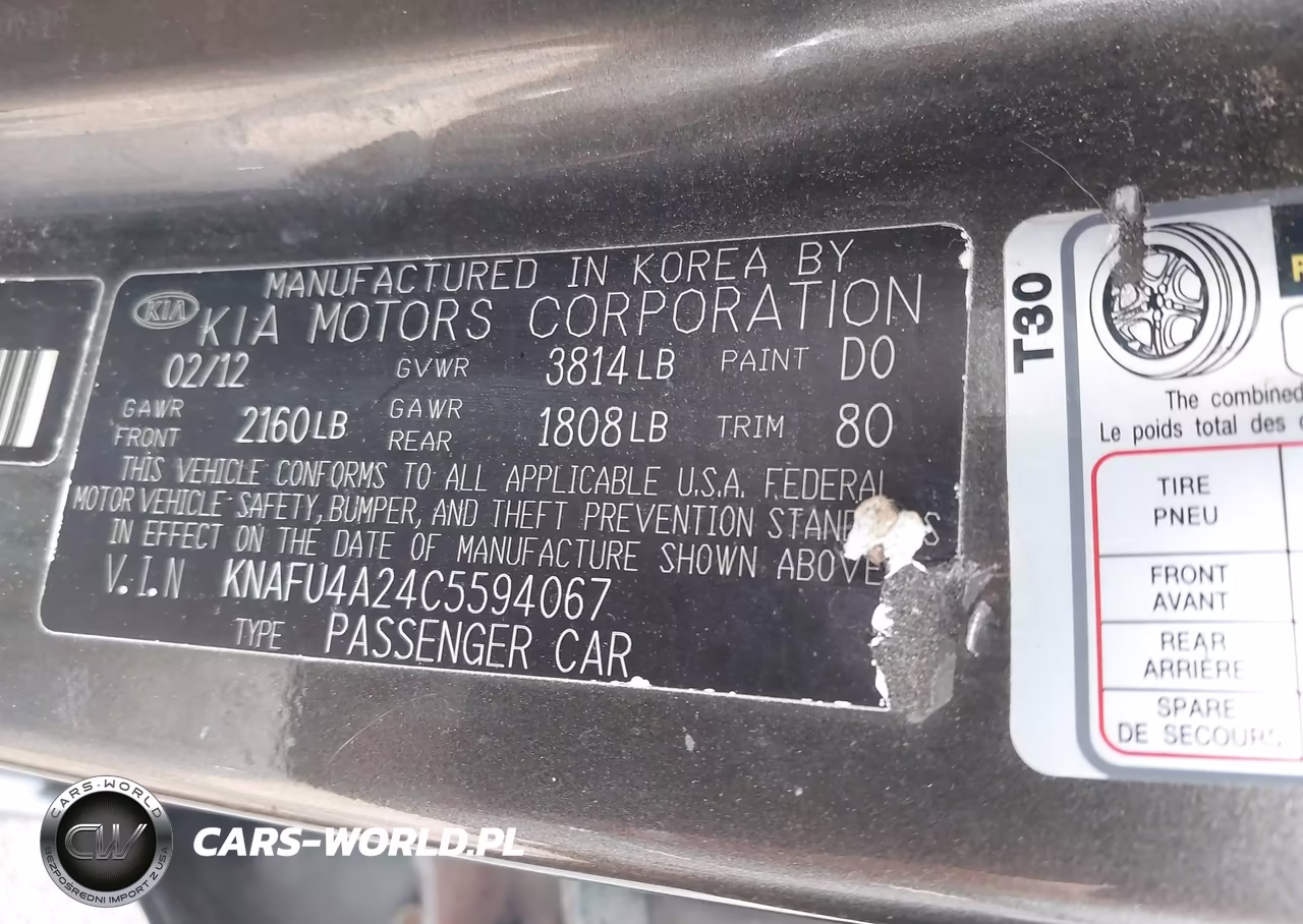 2012 Kia Forte Ex VIN:KNAFU4A24C5594067 - 9