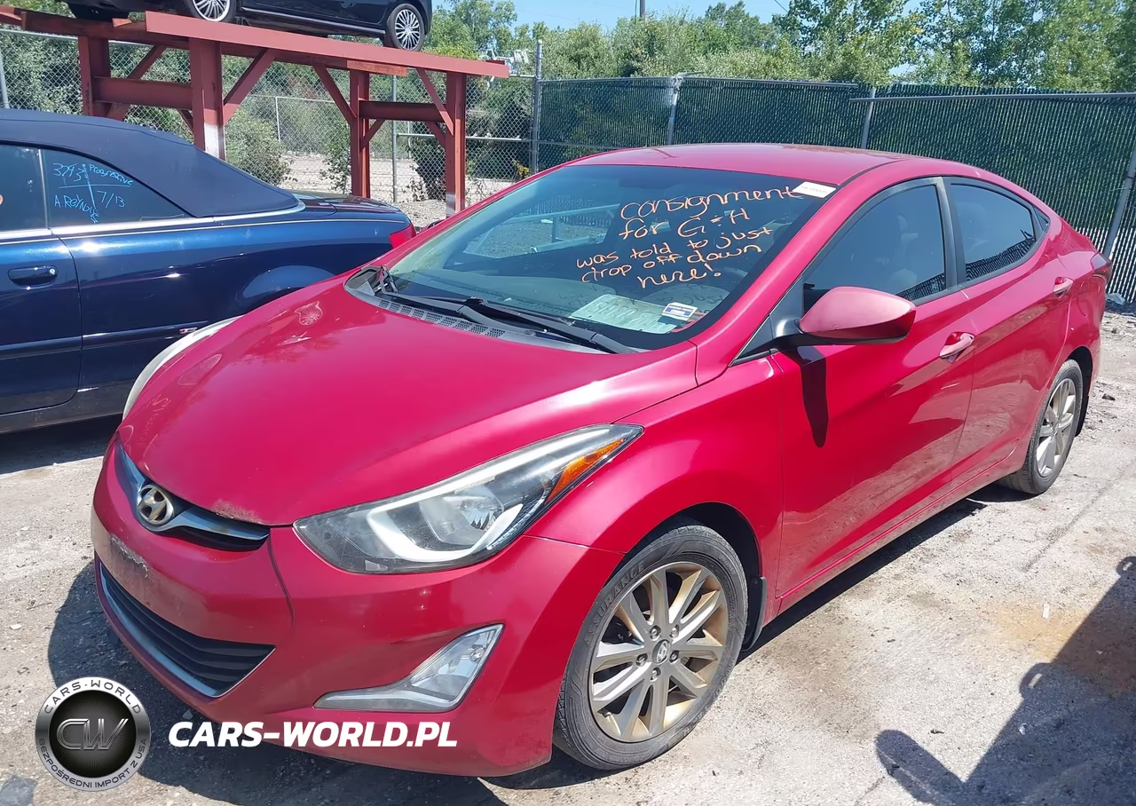 2016 Hyundai Elantra Se VIN:KMHDH4AE8GU518674 - 2
