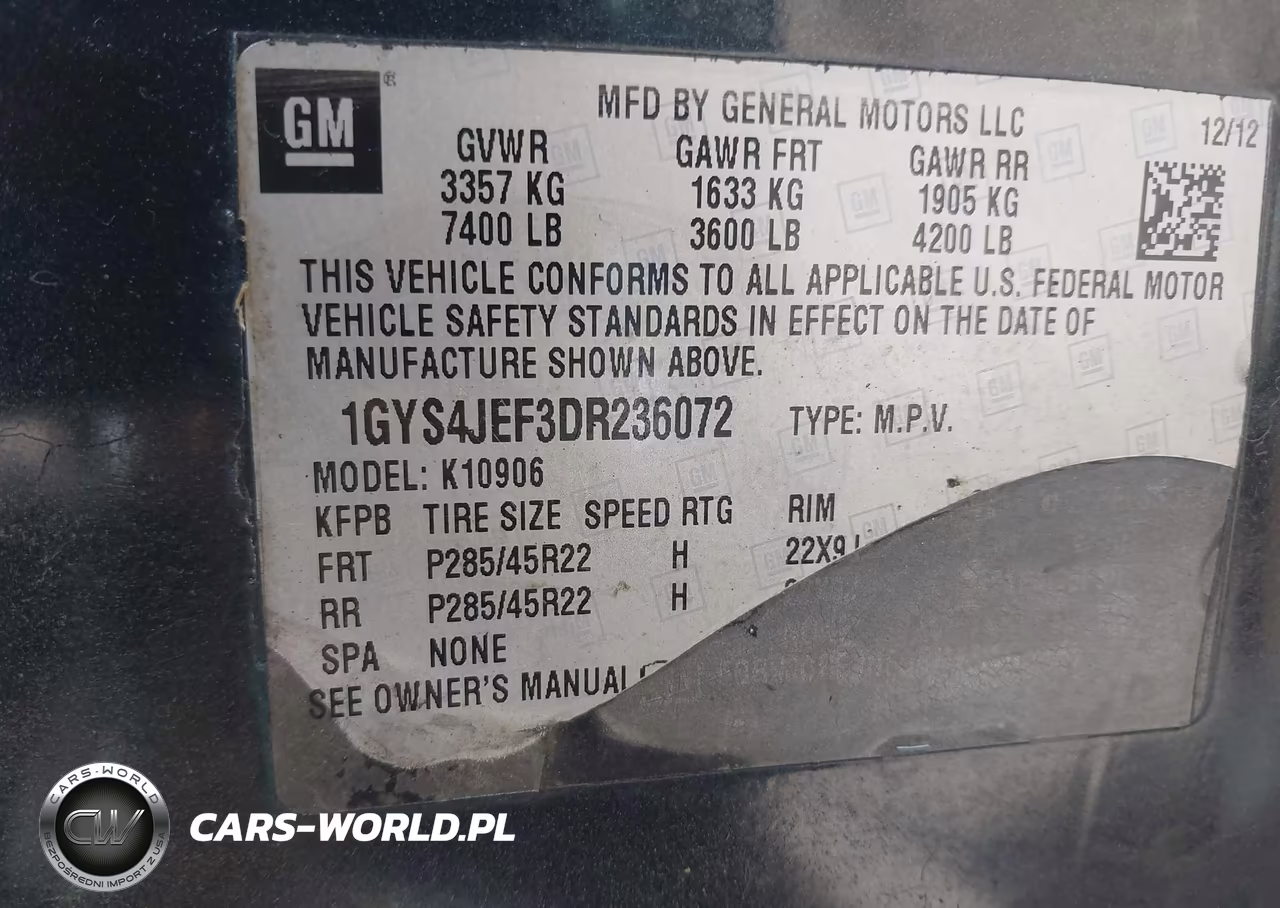 2013 Cadillac Escalade Esv Premium VIN:1GYS4JEF3DR236072 - 9