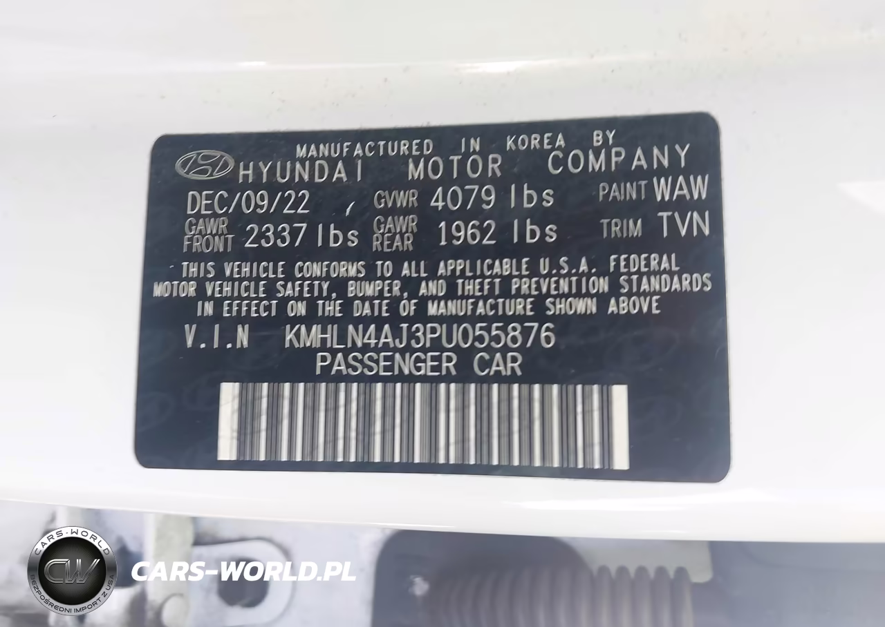 2023 Hyundai Elantra Hybrid Limited VIN:KMHLN4AJ3PU055876 - 9
