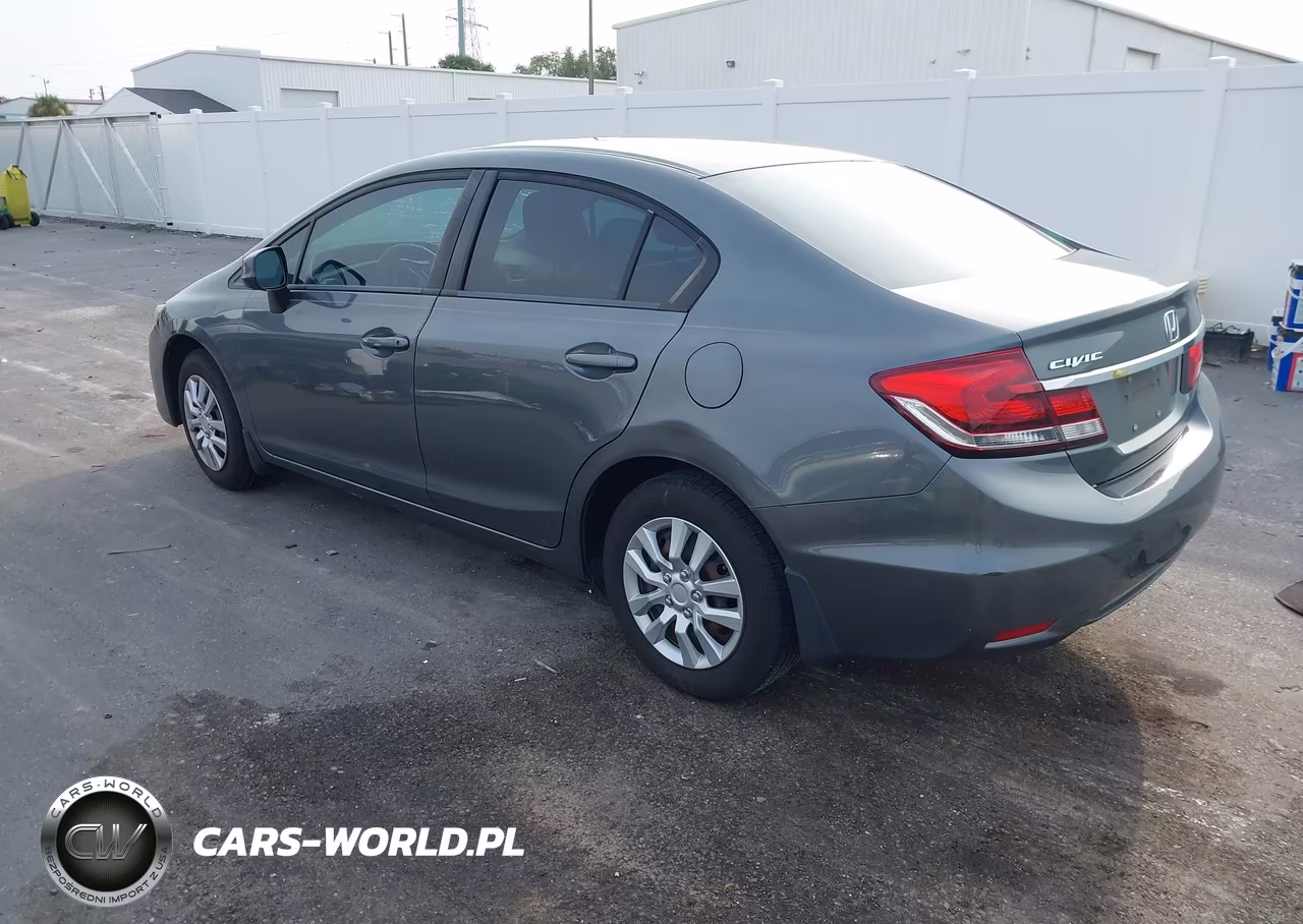 2013 Honda Civic Lx VIN:19XFB2F56DE035898 - 3
