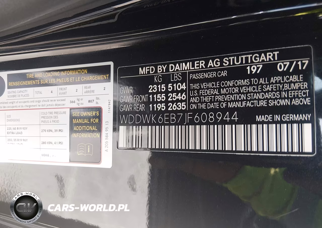 2018 Mercedes-Benz Amg C 43 4Matic VIN:WDDWK6EB7JF608944 - 9