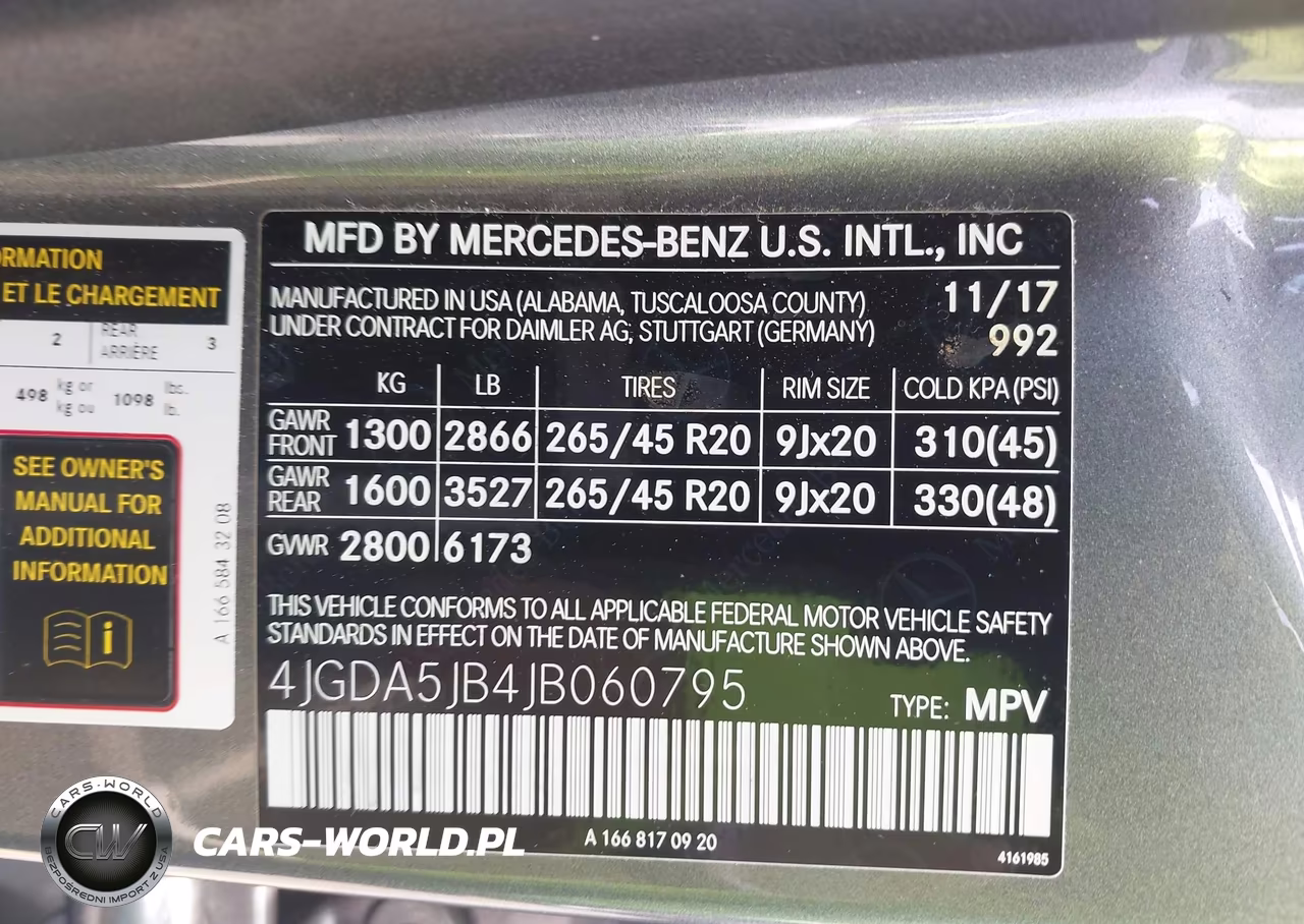 2018 Mercedes-Benz Gle 350 VIN:4JGDA5JB4JB060795 - 9
