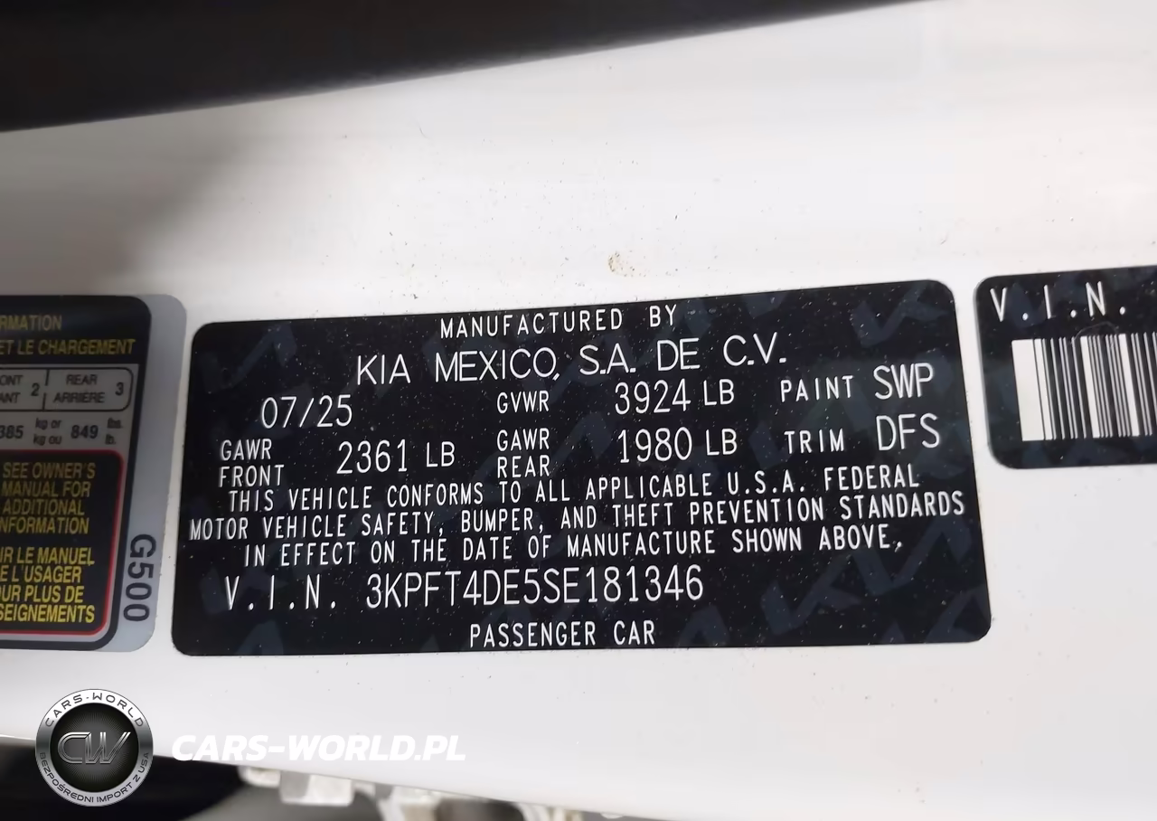 2025 Kia K4 Lxs VIN:3KPFT4DE5SE181346 - 9
