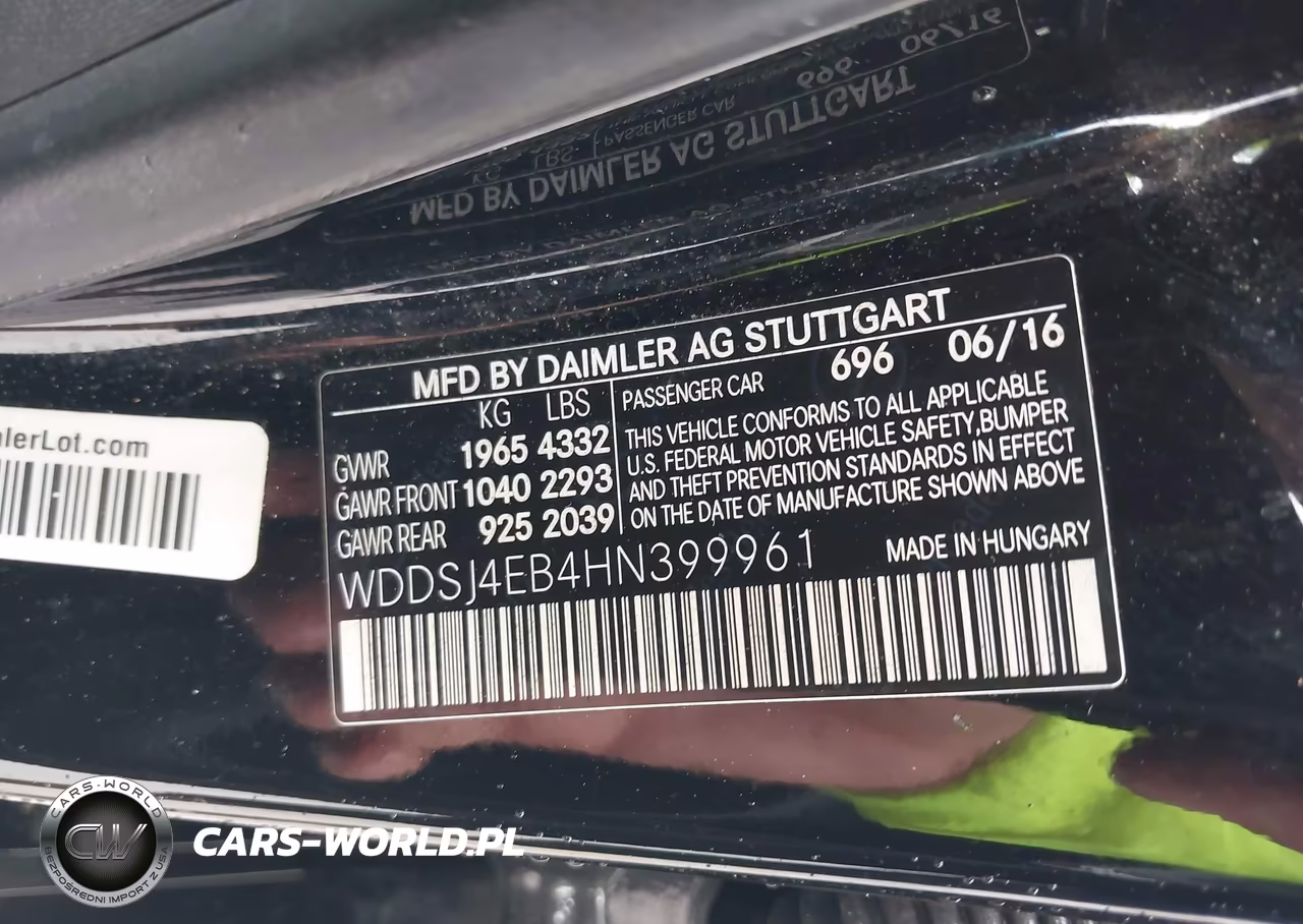 2017 Mercedes-Benz Cla 250 VIN:WDDSJ4EB4HN399961 - 9