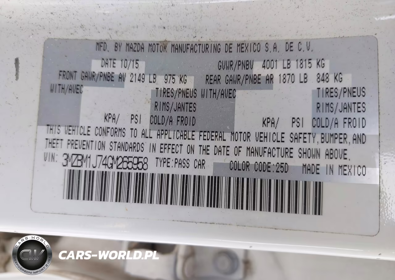 2016 Mazda Mazda3 I Sport VIN:3MZBM1J74GM265958 - 8