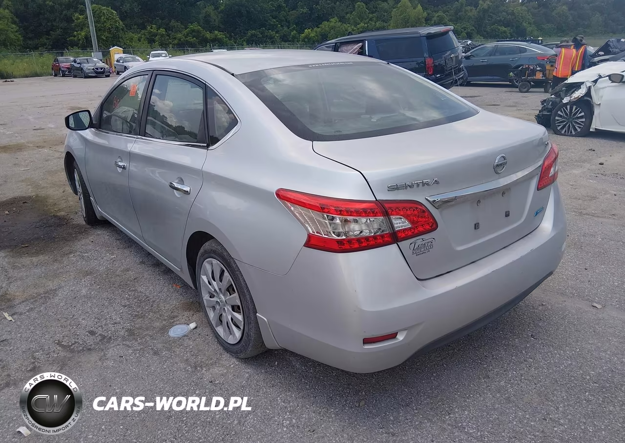 2014 Nissan Sentra Sv VIN:3N1AB7APXEL675810 - 3