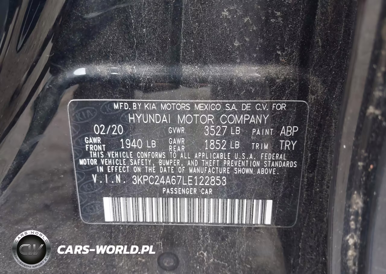 2020 Hyundai Accent Sel VIN:3KPC24A67LE122853 - 9