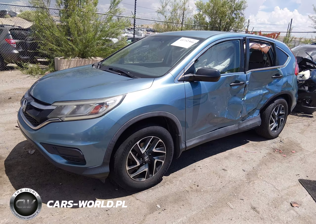 2016 Honda Cr-V Se VIN:5J6RM4H46GL036319 - 2