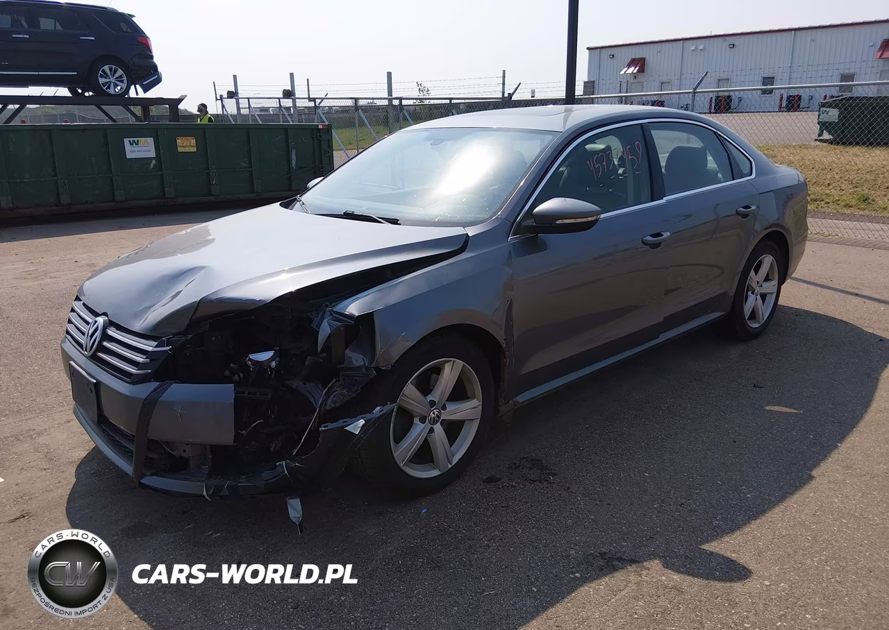 2012 Volkswagen Passat 2.5L Se VIN:1VWBH7A31CC045371 - 2