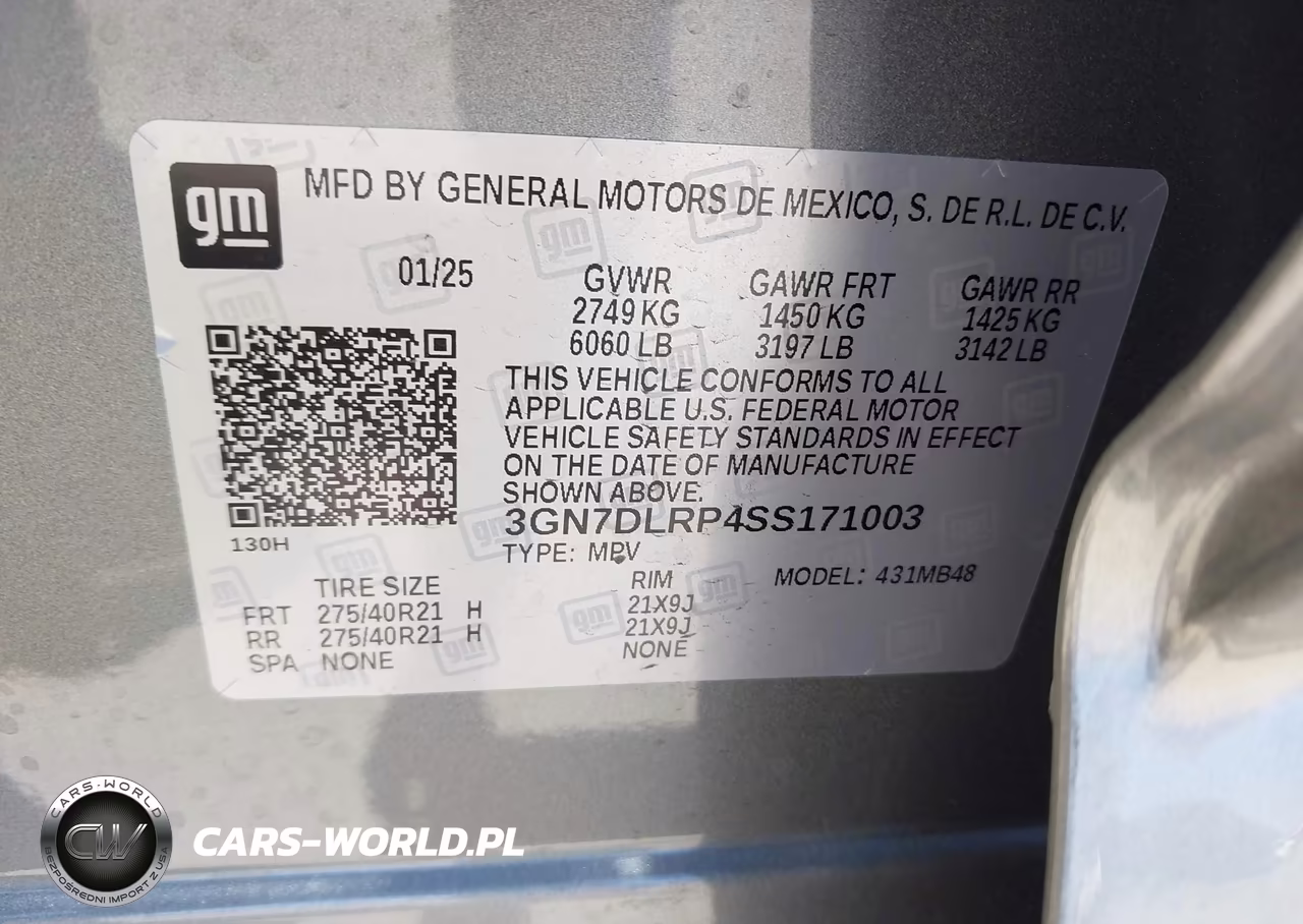 2025 Chevrolet Equinox Ev Lt VIN:3GN7DLRP4SS171003 - 9