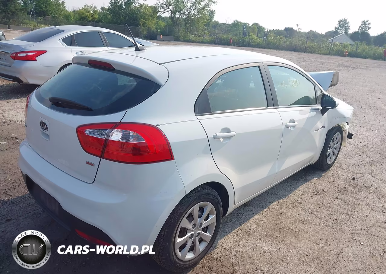 2013 Kia Rio Lx VIN:KNADM5A36D6117433 - 4
