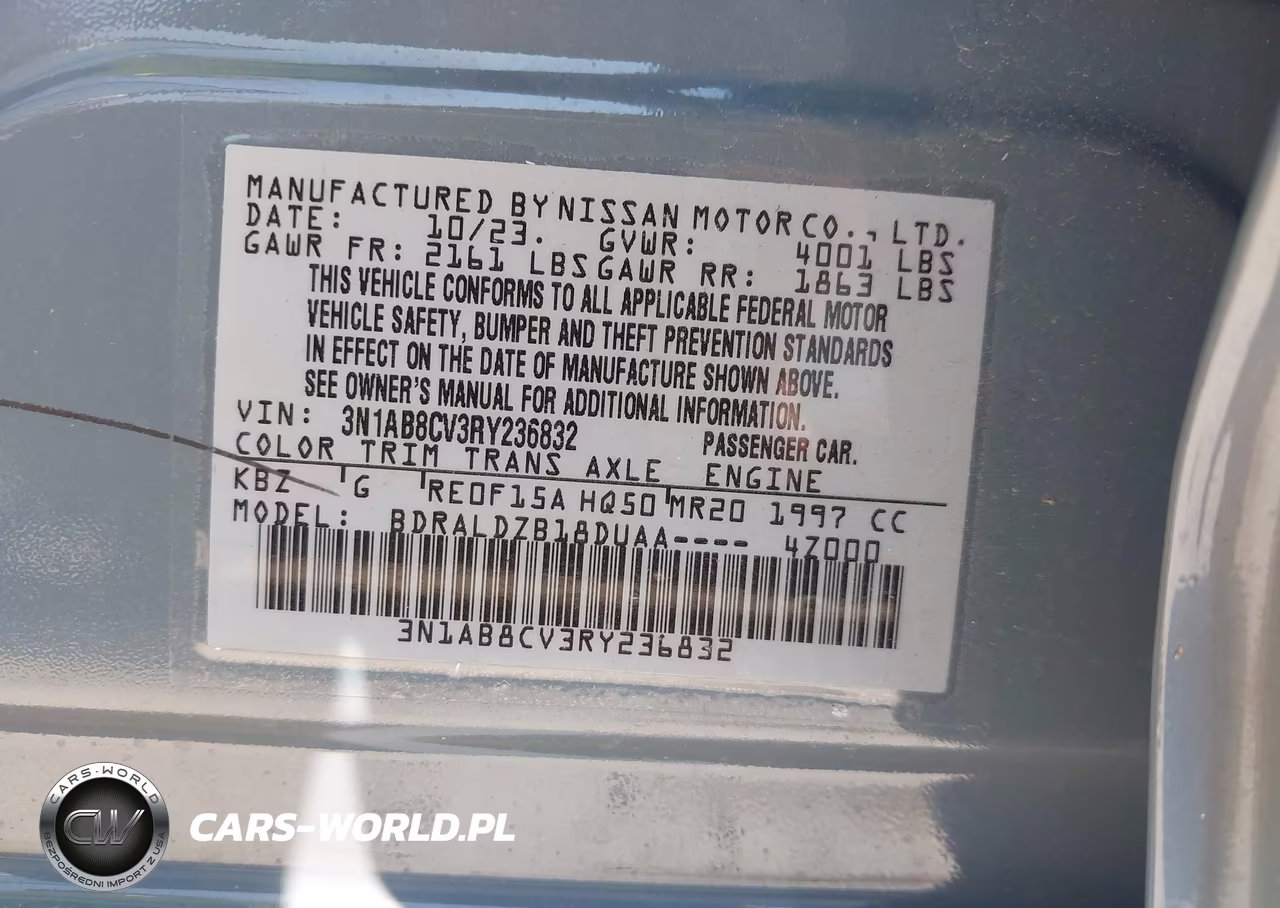 2024 Nissan Sentra Sv Xtronic Cvt VIN:3N1AB8CV3RY236832 - 9