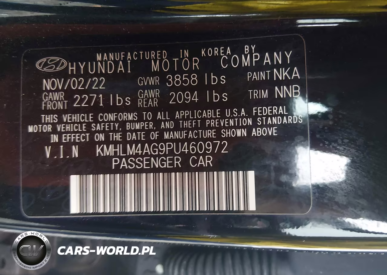 2023 Hyundai Elantra Sel VIN:KMHLM4AG9PU460972 - 9