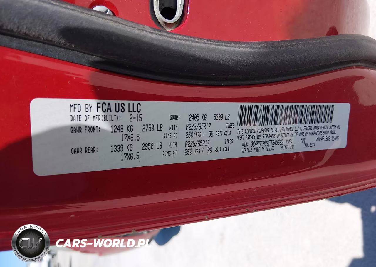 2015 Dodge Journey American Value Pkg VIN:3C4PDCAB2FT645622 - 9
