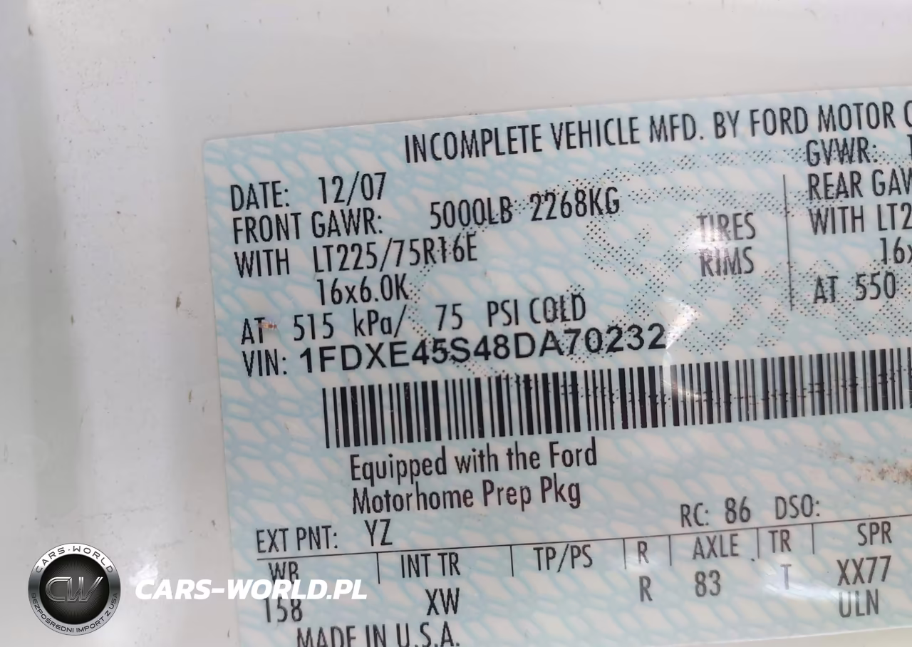 2009 Coachmen Freelander VIN:1FDXE45S48DA70232 - 9
