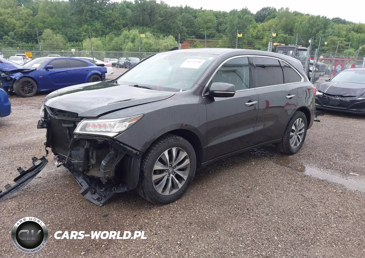 2014 Acura Mdx Technology Package VIN:5FRYD4H47EB044591 - 2