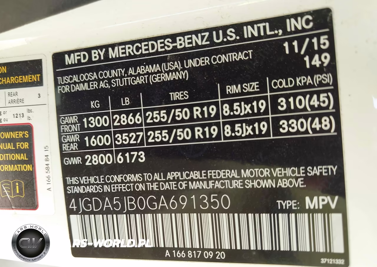 2016 Mercedes-Benz Gle 350 VIN:4JGDA5JB0GA691350 - 9